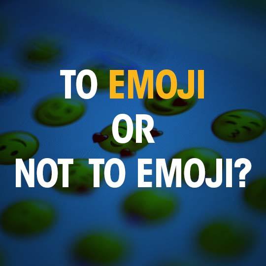 To emoji or not to emoji? 