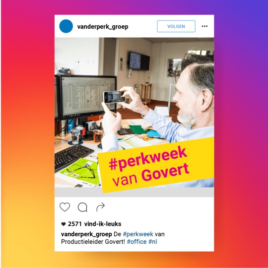 #perkweek van Govert